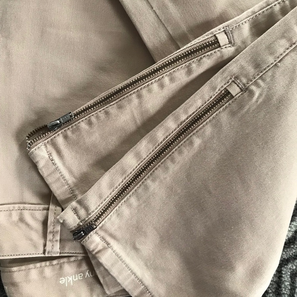 Loft 28/6 Modern Skinny Ankle Zip Jeans, Blush
